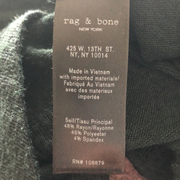 Don’t miss your chance! Rag & Bone drop shoulder top - Picture 5 of 5